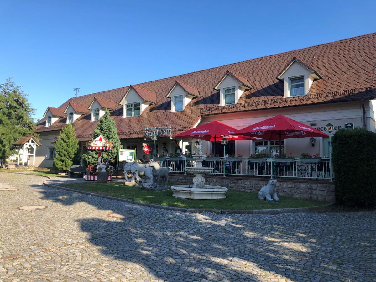 Pension Zur Linde Berlstedt Esterno foto